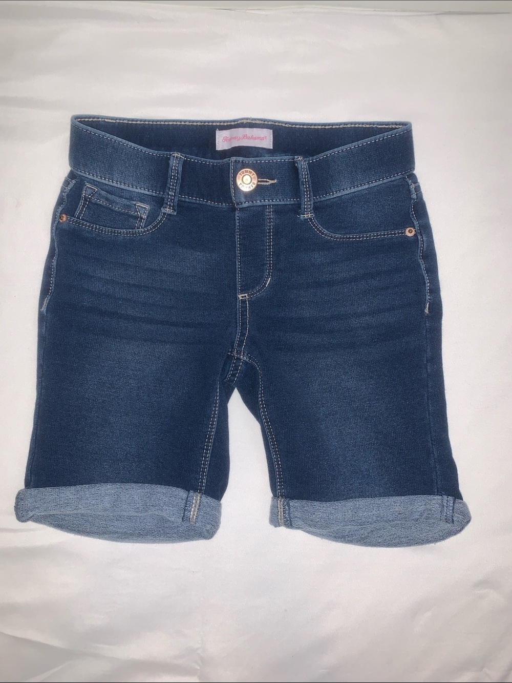 Tommy Bahama Rolled Cuff Girls Jegging Shorts Size 8